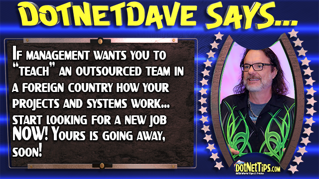 dotNetDave Says 2020-OUTSOURCED@0.5x